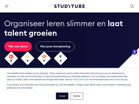 'studytube.nl' screenshot