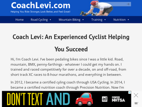 'coachlevi.com' screenshot