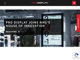 'prodisplay.com' screenshot