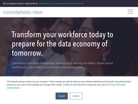 'correlation-one.com' screenshot