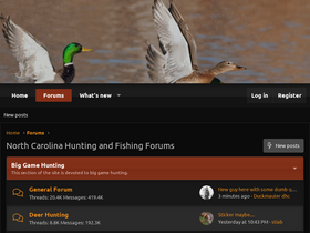 'nchuntandfish.com' screenshot