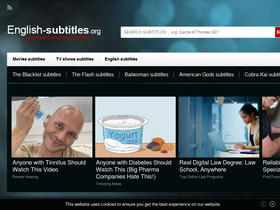'english-subtitles.org' screenshot