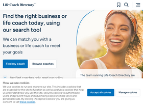 'lifecoach-directory.org.uk' screenshot