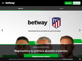 'betway.mx' screenshot