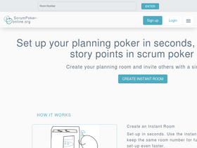 'scrumpoker-online.org' screenshot
