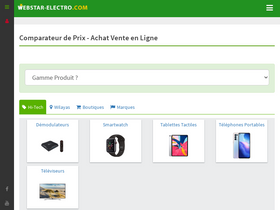 'webstar-electro.com' screenshot