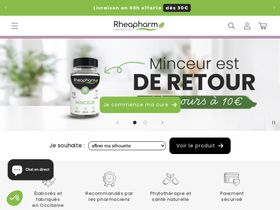 rheapharm.fr homepage screenshot