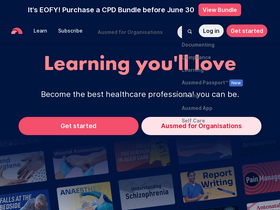 'ausmed.com.au' screenshot