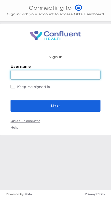 confluenthealth.okta.com