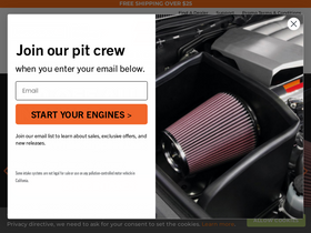 'knfilters.com' screenshot