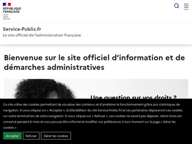 'vosdroits.service-public.fr' screenshot