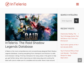 'inteleria.com' screenshot