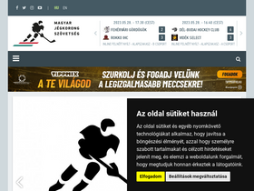 'jegkorongszovetseg.hu' screenshot