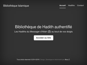 'bibliotheque-islamique.fr' screenshot