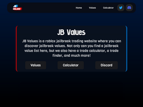 JB Values - Roblox Jailbreak Trading