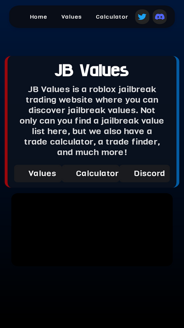 JB Values - Calculator  Roblox Jailbreak Trading