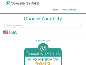 'communityvotes.com' screenshot