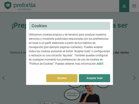 'academiaprefortia.com' screenshot