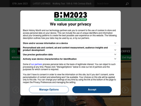 'blackhistorymonth.org.uk' screenshot