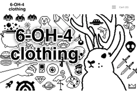6oh4clothing.com homepage screenshot