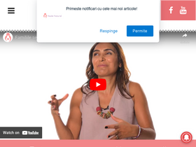 'nastenatural.ro' screenshot