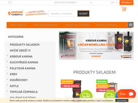 'centrumvytapeni.cz' screenshot