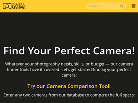 'camerareviews.com' screenshot