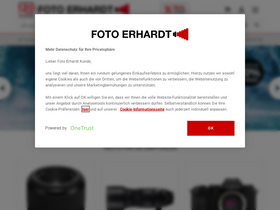 'foto-erhardt.de' screenshot