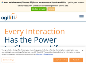 'agilitihealth.com' screenshot