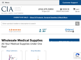'ciamedical.com' screenshot