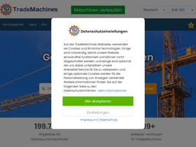 'trademachines.de' screenshot