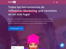 'brandme.la' screenshot