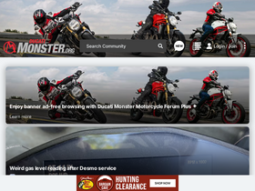 'ducatimonster.org' screenshot