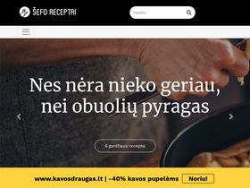 'seforeceptai.lt' screenshot