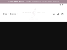 davidsonsjewellers.com homepage screenshot
