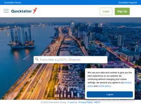 'quickteller.com' screenshot