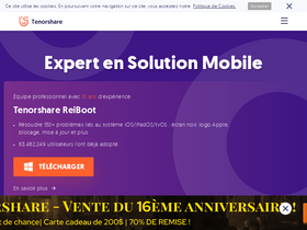 'tenorshare.fr' screenshot