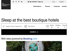 'myboutiquehotel.com' screenshot