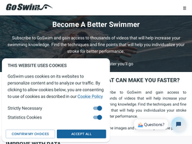 'goswim.tv' screenshot