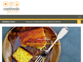 'cozinhandopara2ou1.com.br' screenshot