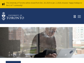 'toronto.edu' screenshot