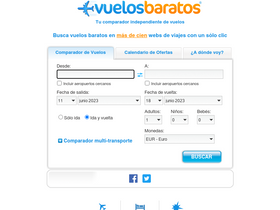 'vuelosbaratos.es' screenshot