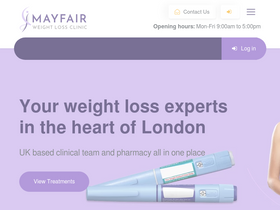 'mayfairweightlossclinic.co.uk' screenshot