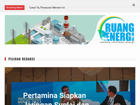 'ruangenergi.com' screenshot