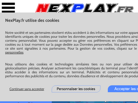 'nexplay.fr' screenshot