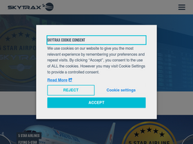 'skytraxratings.com' screenshot
