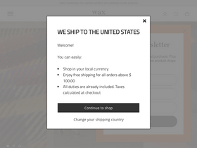 'waxlondon.com' screenshot