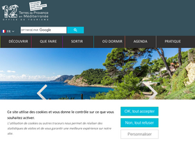 'tourisme-ouestvar.com' screenshot