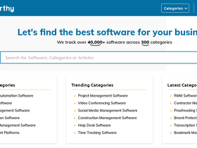 'saasworthy.com' screenshot