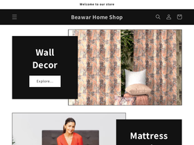 beawarhomeshop.com homepage screenshot